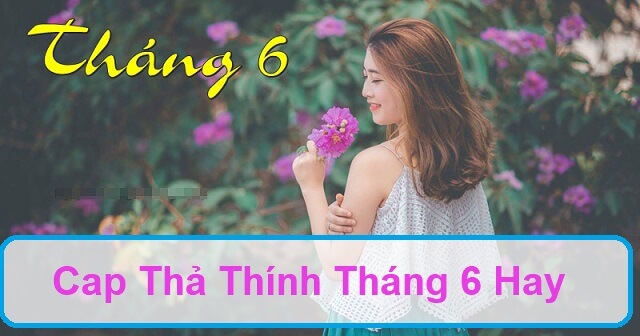 Cap Thả Thính Tháng 6 Ấn Tượng Nhất