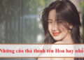 Những câu thả thính tên Hoa thật sự hay