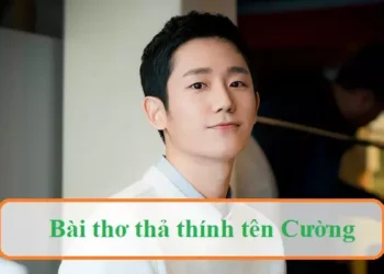 Bài thơ thả thính tên Cường