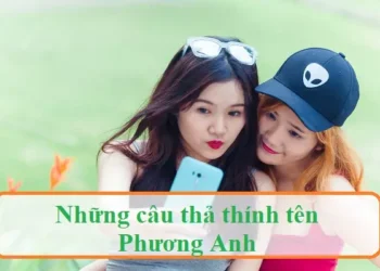 Bài thơ thả thính tên Phương Anh