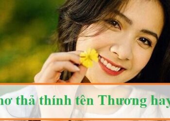 Bài thơ thả thính tên Thương
