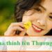 Bài thơ thả thính tên Thương
