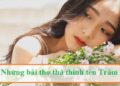 Những bài thơ thả thính tên Trâm