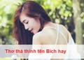 Thơ thả thính tên Bích hay