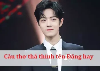 Câu thơ thả thính tên Đăng hay