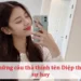 Những câu thả thính tên Diệp thật sự hay