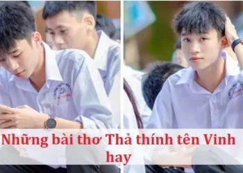 Những bài thơ Thả thính tên Vinh hay
