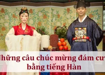 Những câu chúc mừng đám cưới bằng tiếng Hàn