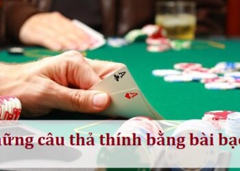 Những câu thả thính bằng bài bạc