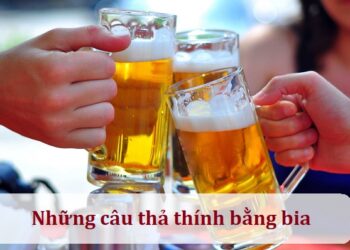 Những câu thả thính bằng bia