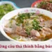 Những câu thả thính bằng bún bò