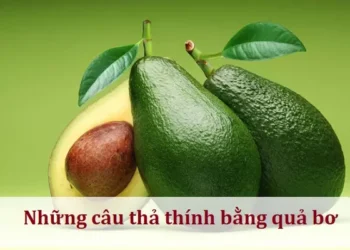 Những câu thả thính bằng quả bơ