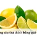 Những câu thả thính bằng quả chanh