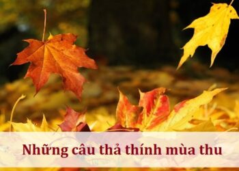 Những câu thả thính mùa thu