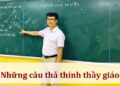 Những câu thả thính thầy giáo