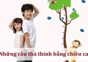 Những câu thả thính bằng chiều cao