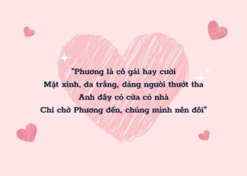 Thả thính tên phương siêu hay