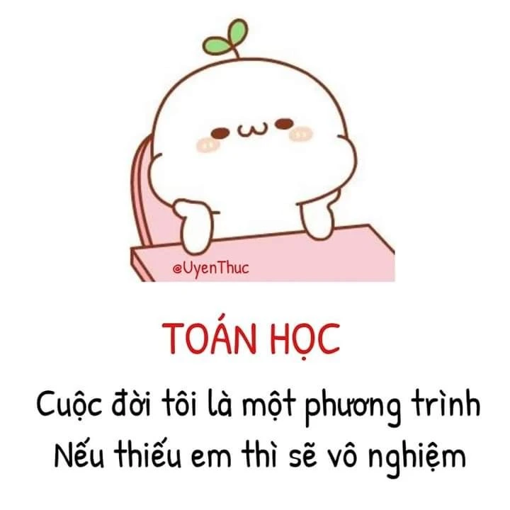 thơ ngắn 2 câu về toán học cực hay