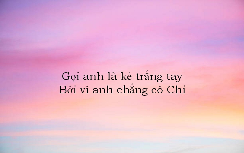 Thả thính tên Chi