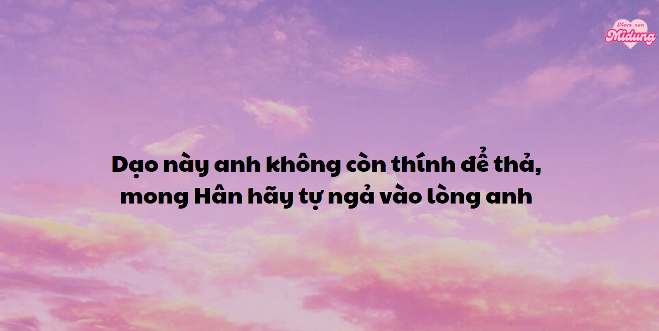 Thả thính tên Hân dễ thương