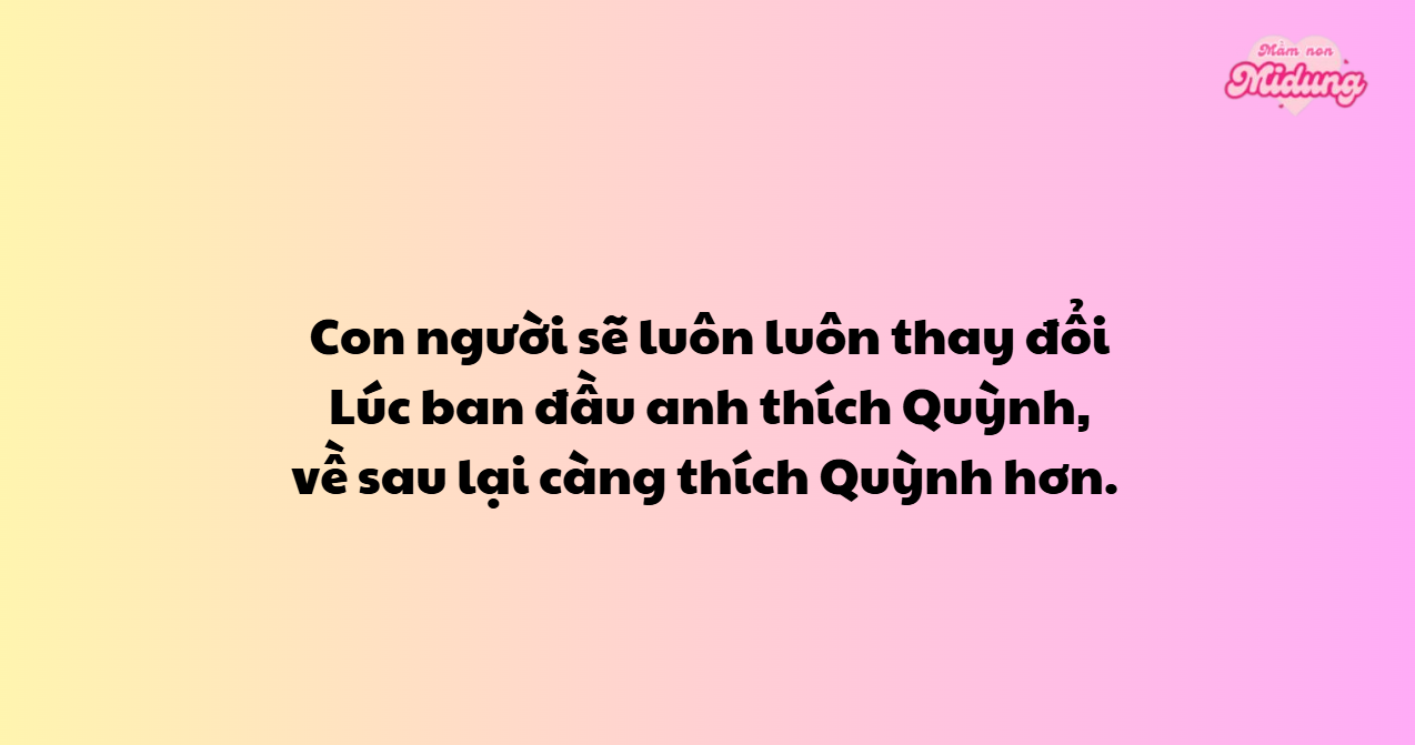 Những câu thả thính tên Quỳnh 