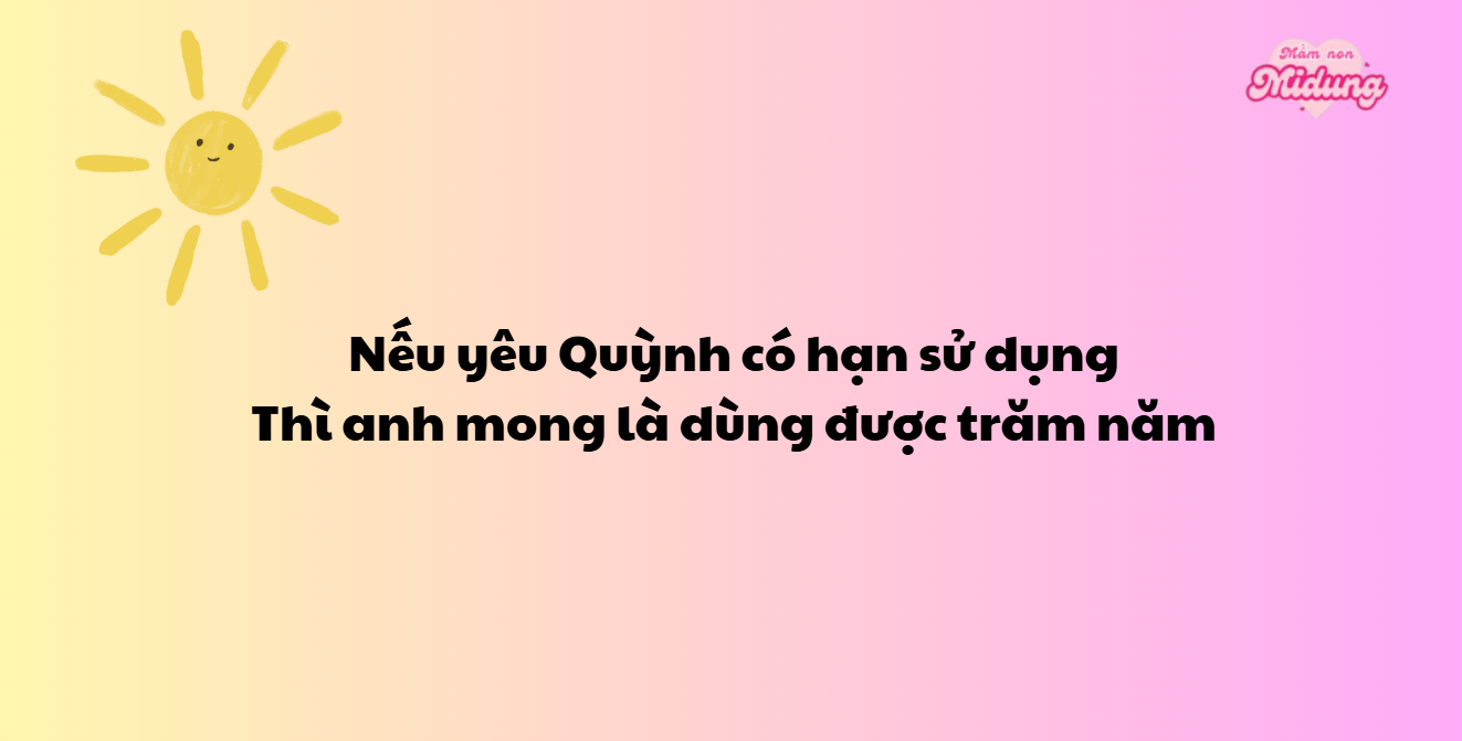 Những câu thả thính tên Quỳnh ấn tượng