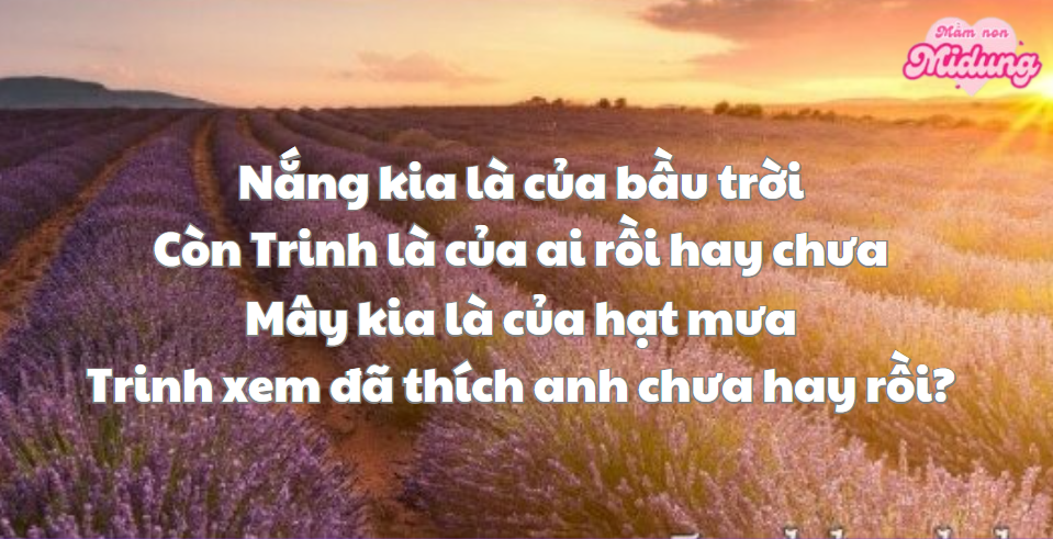 Thơ tán Trinh ngọt ngào