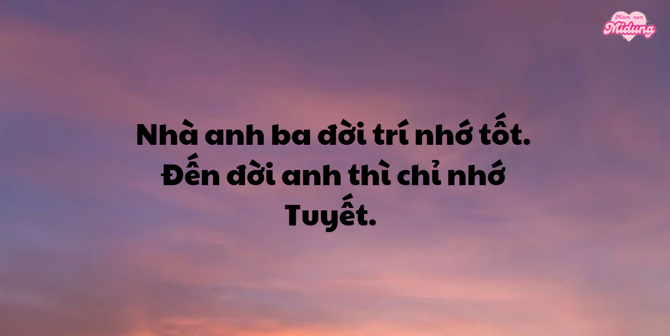 Thả thính tên Tuyết hay nhất