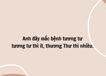 Thả thính tên Thư