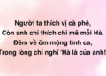 Thả thính tên Hà nghe là đổ gục
